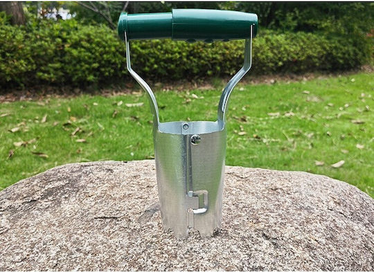 Transplantator Agricol Cilindric Flippy Oțel Plastic Diametru 6 Cm Mâner Flexibil 23 X 6 X 13 Cm Verde