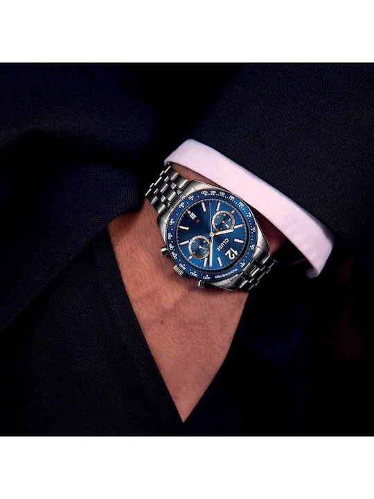 Cluse Aravis Men's Watch Battery with Silver Metal Bracelet