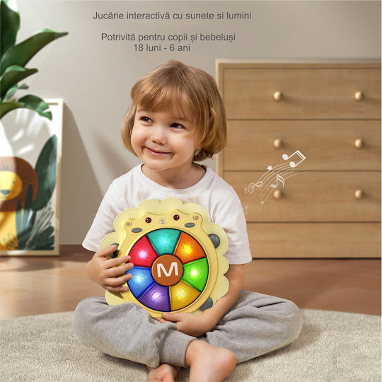 Tumama Kids Instrument Muzical cu Muzică, Lumină și Sunete pentru 12++ Luni