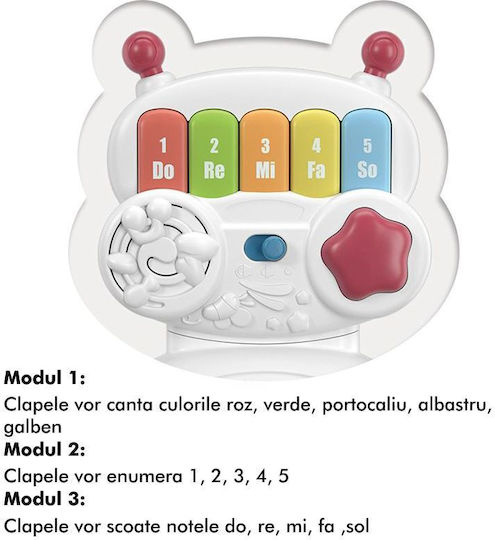 Tumama Kids Instrument Muzical cu Muzică, Lumină și Sunete pentru 18++ Luni