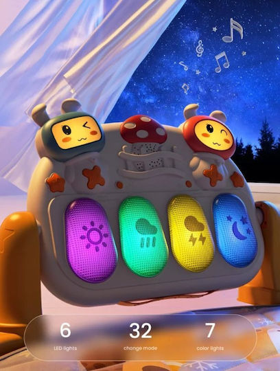 Tumama Kids Sală de Activități cu Muzică Violet pentru 0++ Luni (LxlxÎ) 43.5x28x17cm