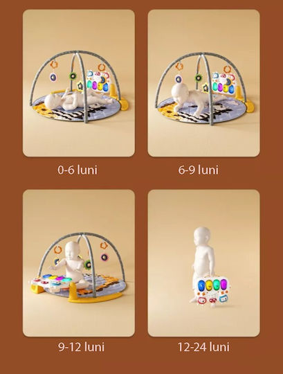 Tumama Kids Sală de Activități cu Muzică Violet pentru 0++ Luni (LxlxÎ) 43.5x28x17cm