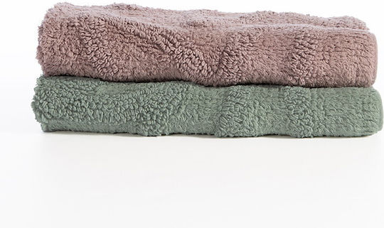 Nef-Nef Homeware Non-Slip Bath Mat Cotton Zasmen Green (109) 50x80cm (Various Colors)