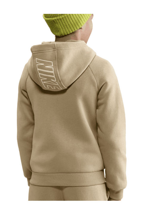 Kids Tracksuit Set With Top Beige 2 Pieces