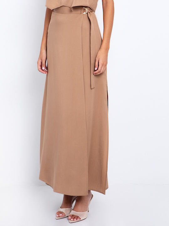 Maxi Skirt Envelope Dark Beige
