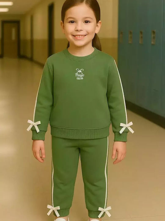 Kinder-Set mit Hose Winter 2Stück Khaki