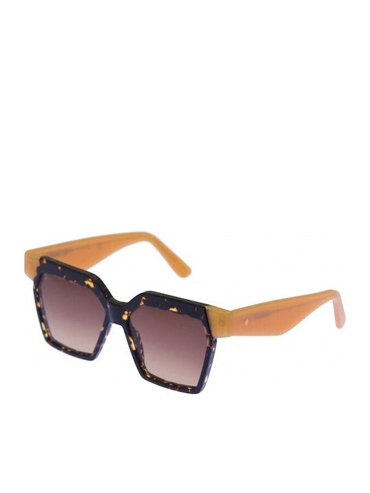 Kyme Sunglasses Brown with Acetate Frame & Brown Lens Kyme Sunglasses Brown with Acetate Frame & Brown Lens