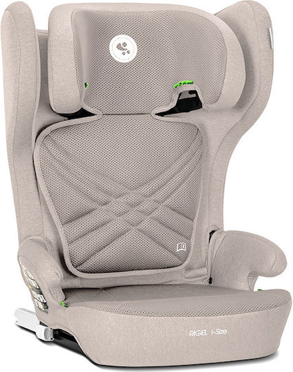 Lorelli Rigel Καθισματάκι Αυτοκινήτου High-back Booster i-Size με Isofix Beige 15-36 kg