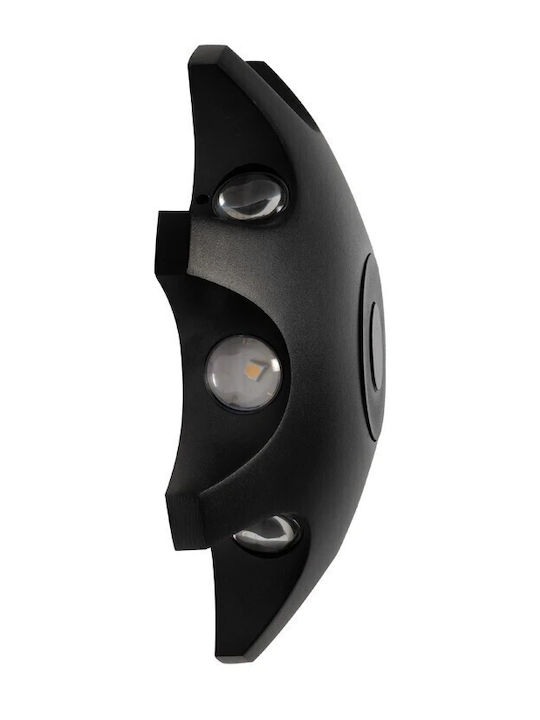GloboStar Spark Wandmontiertes Außenbeleuchtung LED IP65 16W mit Warmweißem Licht 25x6x25cm