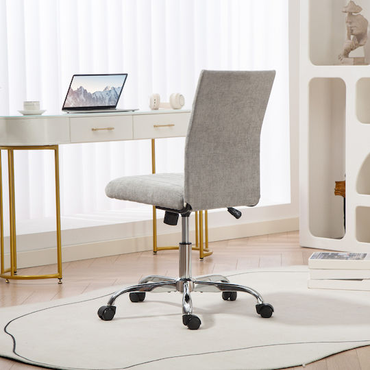 HomCom Office Chair With Adjustable Arms Grey