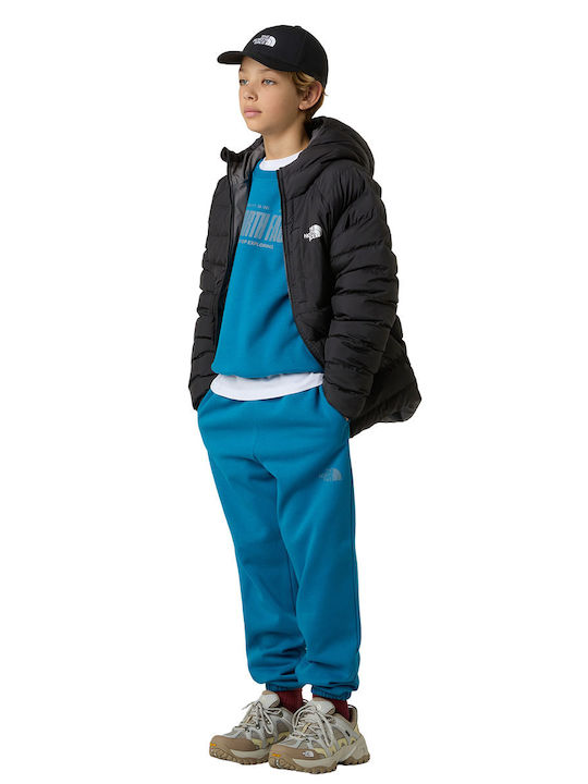 Kids' Sports Jacket Double Sided with Hood Black Reversible Perrito
