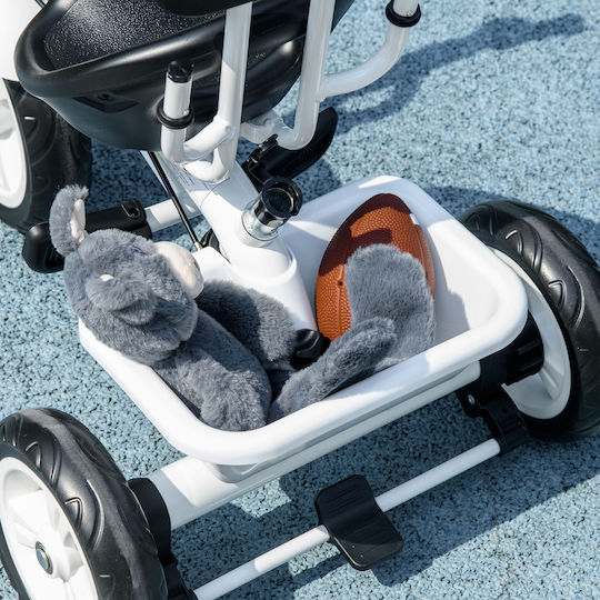 HomCom Foldable and Convertible Kids Tricycle for 1-5 Years White