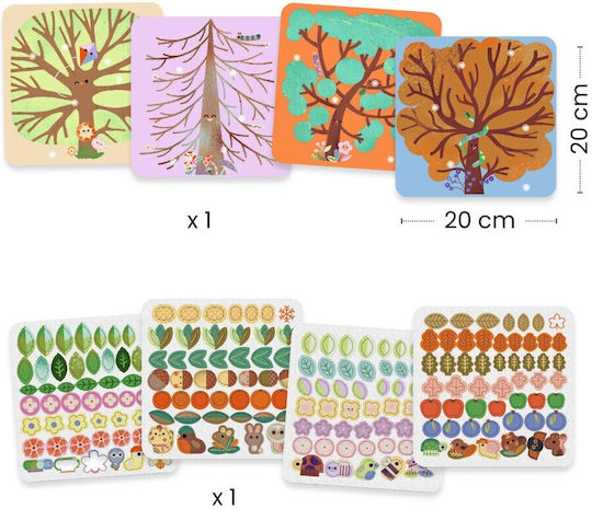 Djeco Collage Seasons for Children 6+ years old Years