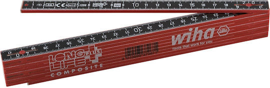 Wiha 37067 Wooden Folding Ruler 2m