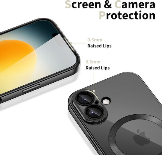 Tech-Protect Magflex Back Cover Σιλικόνης Μαύρο (iPhone 17)