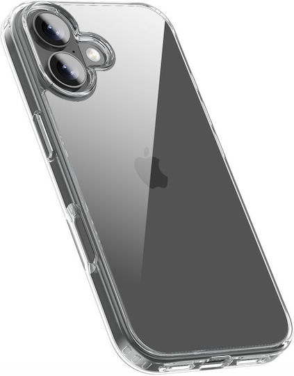 Tech-Protect Flexair Hybrid Back Cover Silicone / Plastic Transparent (iPhone 17)