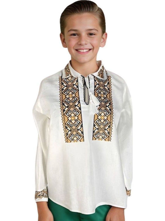 Детска блуза White, Brown