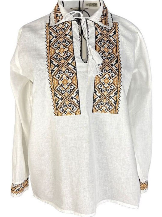 Детска блуза White, Brown
