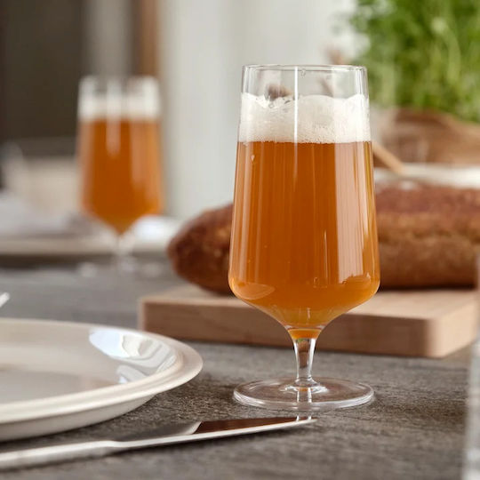 Zone Denmark Set Bier Kelch Kristall Transparent 300ml 2 Stück