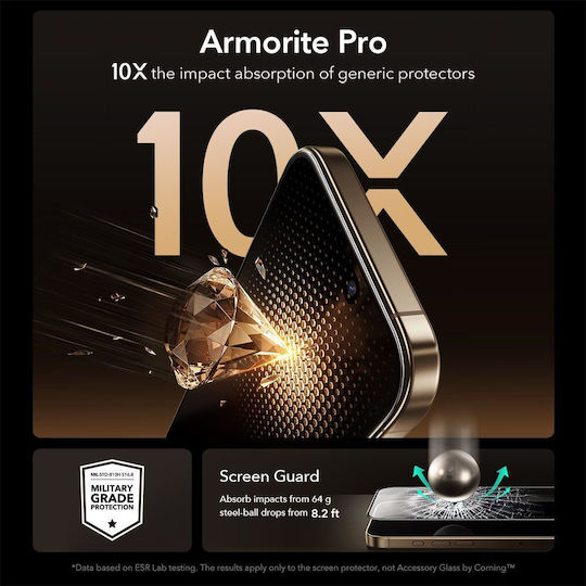 ESR Armorite Full Face Tempered Glass (iPhone 17 Pro Max / iPhone 16 Pro Max)