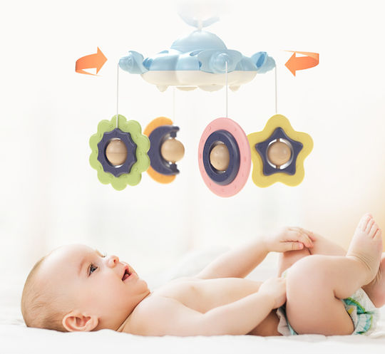 Tumama Kids Mobilă Pătuț cu Muzică și Proiector pentru 0++ Luni
