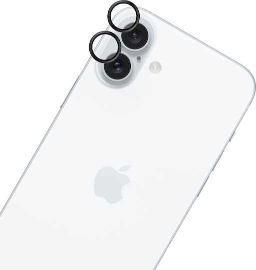 3MK Hardy Lens Προστασία Κάμερας Tempered Glass Μαύρο για το Apple iPhone 17