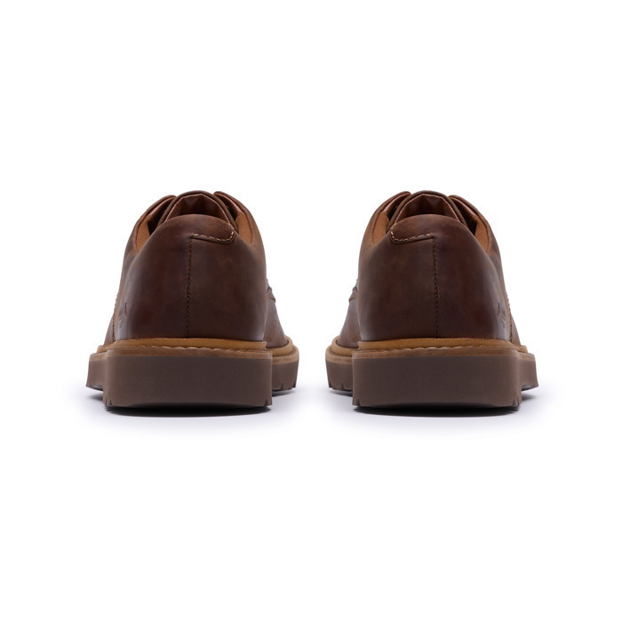 Clarks Heren Weltridge Low, bijenwas leer, 8 UK, Bijenwas Leer, 42 EU
