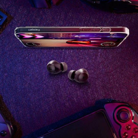 Spigen SA2401 ANC Pro In-ear Bluetooth Handsfree Ακουστικά με Θήκη Φόρτισης Λευκά