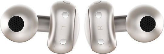 Motorola Moto Buds Loop Bluetooth Handsfree Ακουστικά με Αντοχή στον Ιδρώτα και Θήκη Φόρτισης Μπεζ