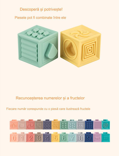 Tumama Kids Jucărie de Stivuire din Silicon cu Sunete pentru 3++ Luni (Diverse modele) 1 buc
