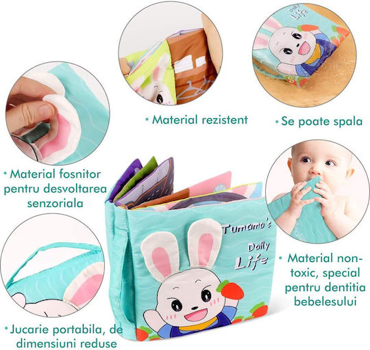 Tumama Kids Aktivitätsbuch aus Stoff für 3++ Monate