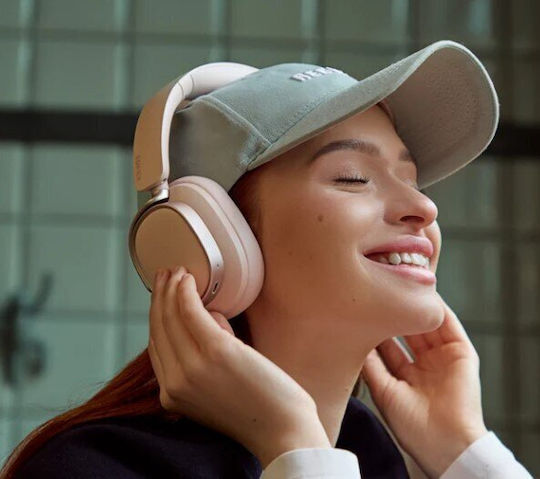Edifier ES850NB Wireless / Wired Over Ear Headphones with 92 hours of Operation and Quick Charge Pink