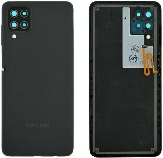 Samsung Καπάκι Μπαταρίας Μαύρο για Samsung Galaxy A12
