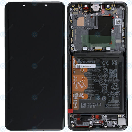 Huawei Screen with Touch Mechanism for Huawei Mate 50 Pro / Mate 50 (Black)