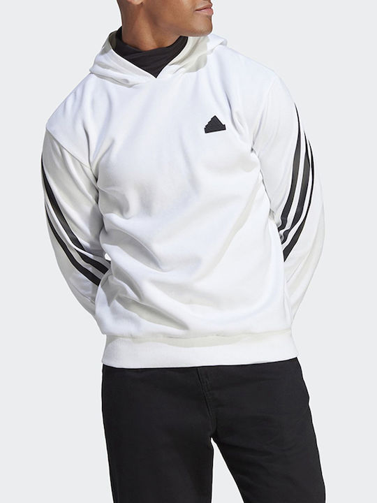 adidas Future Icons 3-stripes White with Hood