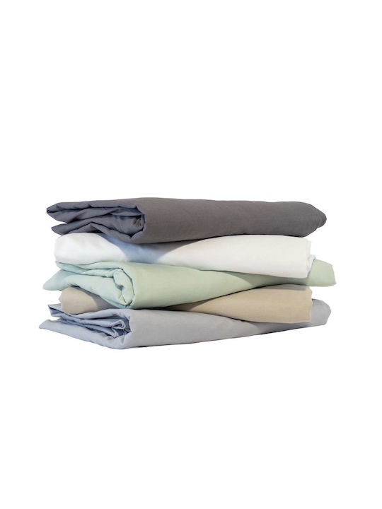 Espree Sheet Semi Double with Elastic 120x200+35cm. Light Grey