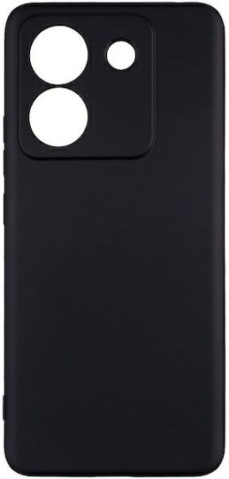 Beline Umschlag Rückseite Silikon Schwarz (Poco M7 Pro)