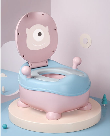 Töpfchen Toilette mit Deckel Blau