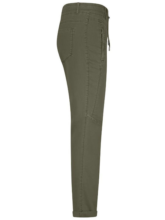 Damen Stoff Hose Khaki