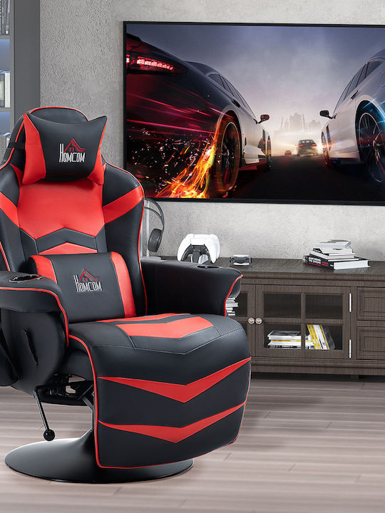 HomCom 700-142 Gaming Chair with Footrest Black