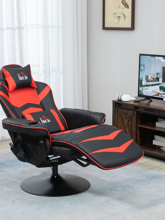 HomCom 700-142 Gaming Chair with Footrest Black