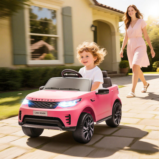 Land Rover Doppelsitzer mit Fernbedienung Lizensiert 12 Volt Rosa Für 3+ Jahre