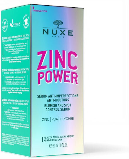 Nuxe Zinc Power Serum Προσώπου για Ατέλειες 30ml