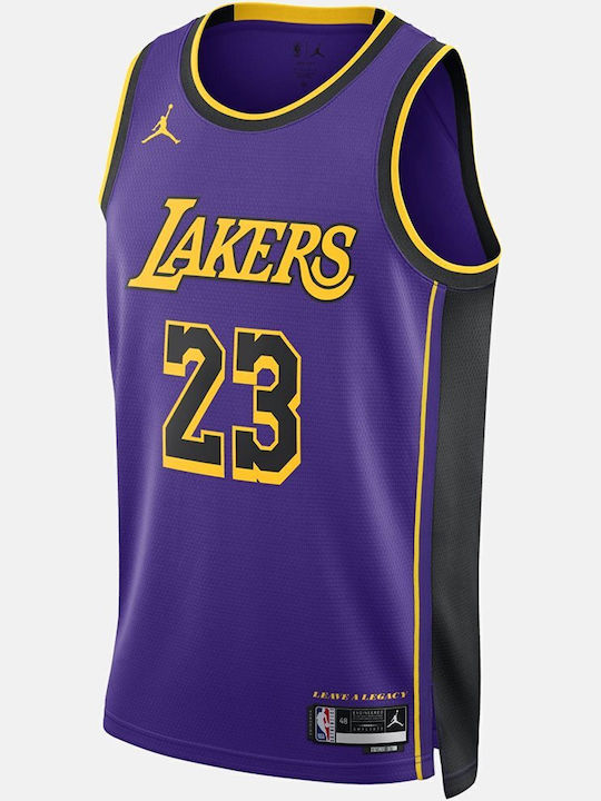 Los Angeles Lakers LeΒron James Statement Edition Jersey Style Basketball