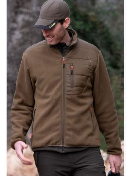 Benisport Croscat Fleece Strickjacke Khaki Benisport Croscat Fleece Strickjacke Khaki