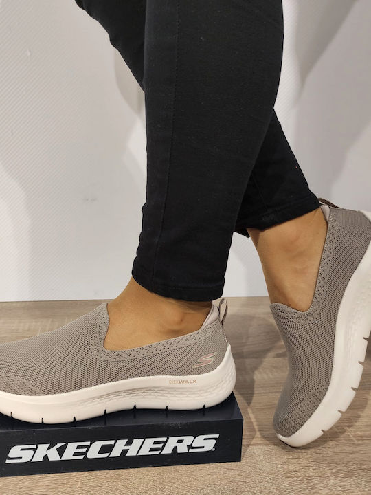 Go Walk Flex Γυναικεία Slip-On Γκρι