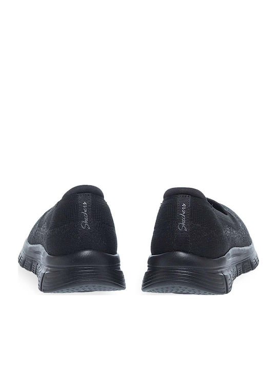 View Finder Women's Slip-Ons Made Of Synthetic Leather Black