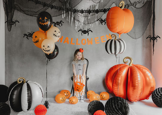 Μπαλόνι Halloween Foil Jumbo Πορτοκαλί Standing 58εκ.
