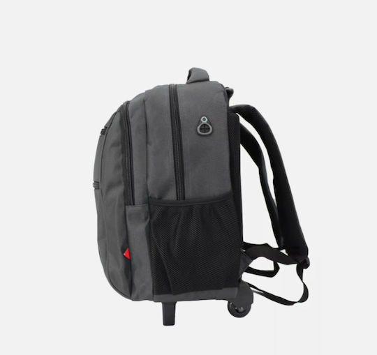 Ormi Sack Voyage Back 30lt Gray with Wheels Fabric L50xW19xH34cm