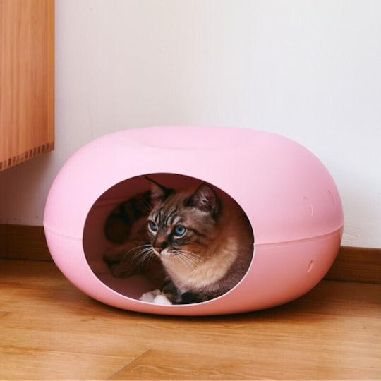 Vesta Cat Bed Mattress 51x22x28cm Plastic Ellipse 1.77kg Pink